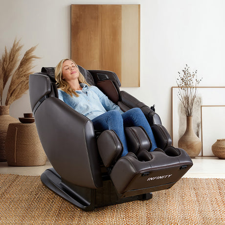 Riage 4D Massage Chair - Dove Brown from Infinity - Luna Furniture