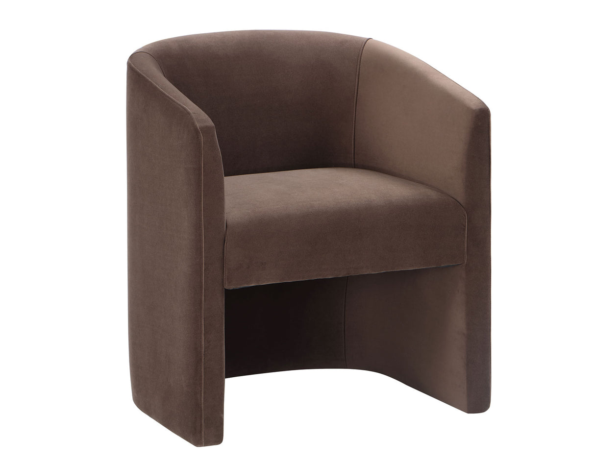 Iris Cocoa Upholstered Chair from Steve Silver - Luna Furniture