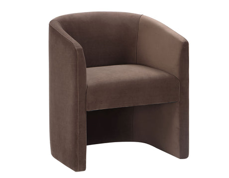 Iris Cocoa Upholstered Chair from Steve Silver - Luna Furniture