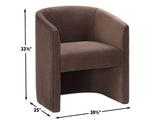 Iris Cocoa Upholstered Chair from Steve Silver - Luna Furniture