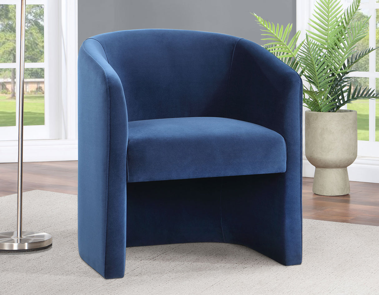 Iris Indigo Upholstered Chair from Steve Silver - Luna Furniture