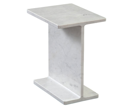 Irma Banswara White Marble Accent Table from Steve Silver - Luna Furniture