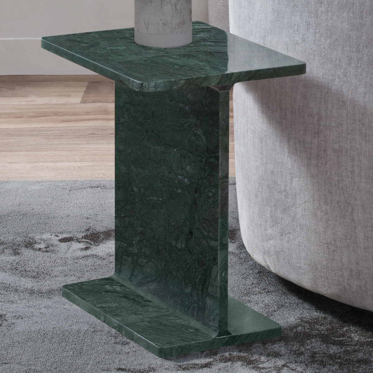 Irma Empress Green Marble Accent Table – Luna Furniture
