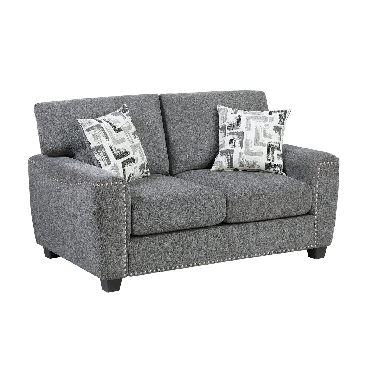 9538DGY*2 2pc Set: Sofa, Love from Homelegance - Luna Furniture