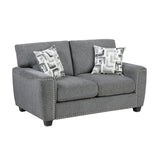 9538DGY*2 2pc Set: Sofa, Love from Homelegance - Luna Furniture