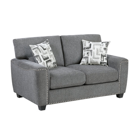 9538DGY*2 2pc Set: Sofa, Love from Homelegance - Luna Furniture