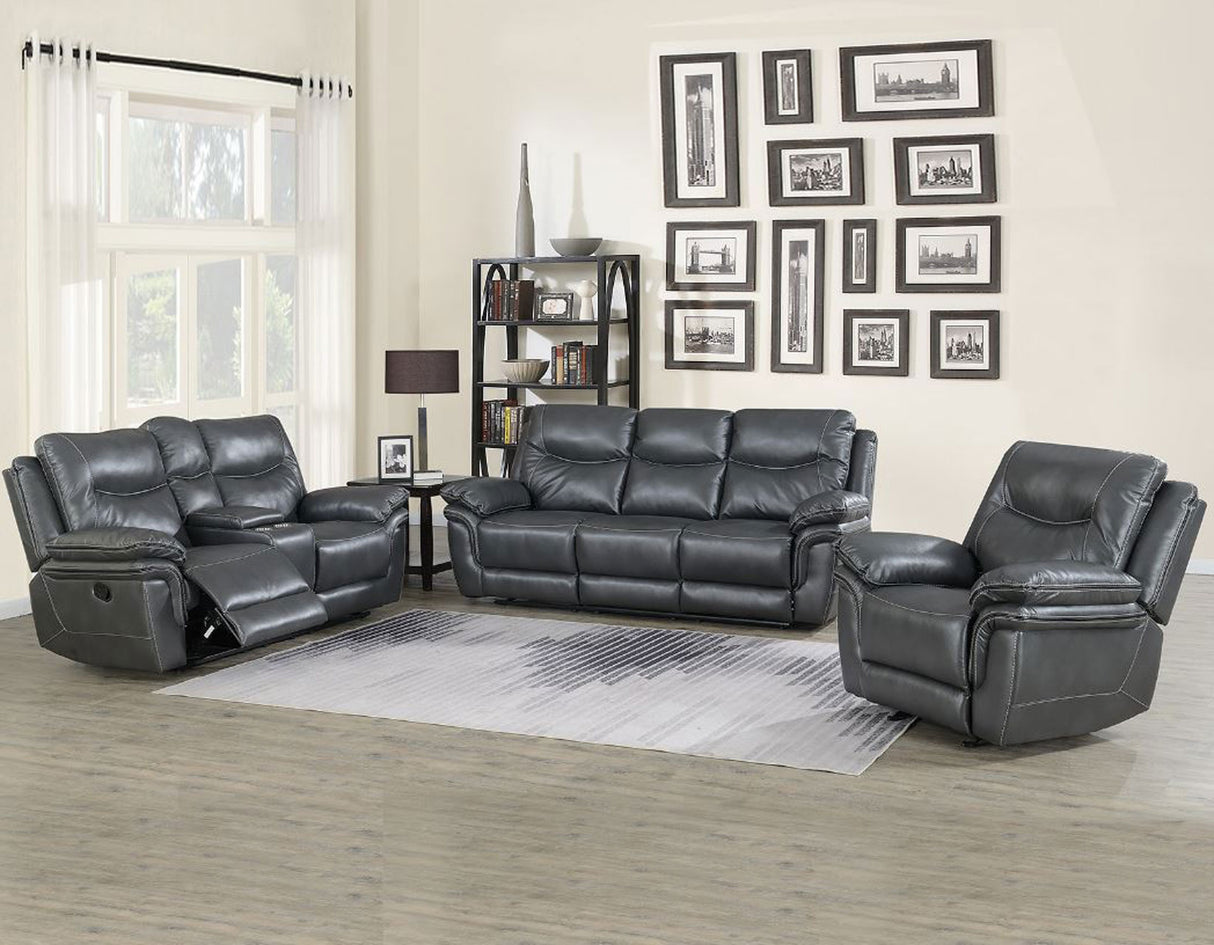 Isabella Gray 3-Piece Reclining Living Room Set from Steve Silver - Luna Furniture