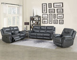 Isabella Gray 3-Piece Reclining Living Room Set from Steve Silver - Luna Furniture