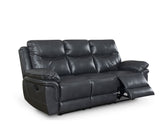Isabella Gray Manual Reclining Sofa from Steve Silver - Luna Furniture