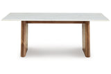 Isanti Light Brown/White Coffee Table and 2 End Tables from Ashley - Luna Furniture