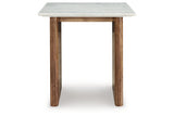 Isanti Light Brown/White Coffee Table and 2 End Tables from Ashley - Luna Furniture