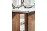 Isanti Light Brown/White Coffee Table and 2 End Tables from Ashley - Luna Furniture