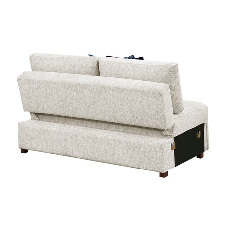 8548BE*42ACLCR2AA (4)3-Piece Sectional with Pull-out Bed from Homelegance - Luna Furniture