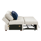 8548BE*42ACLCR2AA (4)3-Piece Sectional with Pull-out Bed from Homelegance - Luna Furniture