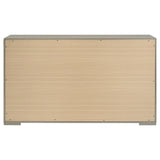 Ives Gray High Gloss 6-Drawer Dresser from Coaster - Luna Furniture