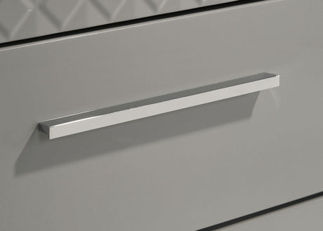 Ives Gray High Gloss 6-Drawer Dresser from Coaster - Luna Furniture