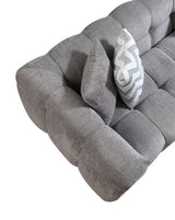 Ivy Gray Boucle RAF Sectional from Nova Furniture - Luna Furniture