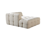 Ivy Ivory Boucle Double Chaise 146" Sectional from Nova Furniture - Luna Furniture