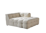 Ivy Ivory Boucle Double Chaise 146" Sectional from Nova Furniture - Luna Furniture