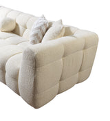 Ivy Ivory Boucle LAF Sectional from Nova Furniture - Luna Furniture