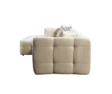 Ivy Ivory Boucle LAF Sectional from Nova Furniture - Luna Furniture