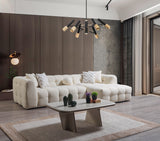 Ivy Ivory Boucle RAF Sectional from Nova Furniture - Luna Furniture