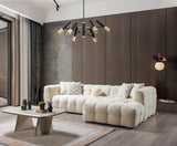 Ivy Ivory Boucle RAF Sectional from Nova Furniture - Luna Furniture