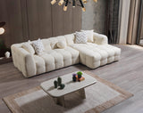 Ivy Ivory Boucle RAF Sectional from Nova Furniture - Luna Furniture