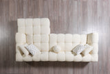 Ivy Ivory Boucle RAF Sectional from Nova Furniture - Luna Furniture