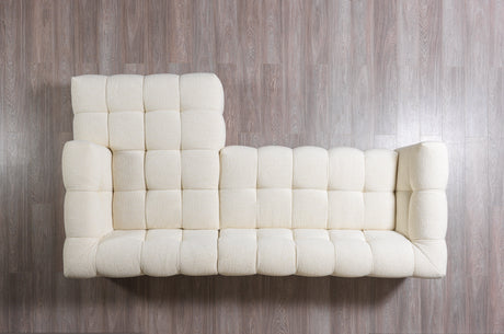 Ivy Ivory Boucle RAF Sectional from Nova Furniture - Luna Furniture