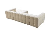 Ivy Ivory Boucle RAF Sectional from Nova Furniture - Luna Furniture