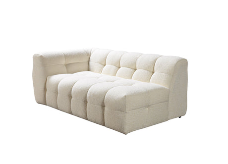 Ivy Ivory Boucle RAF Sectional from Nova Furniture - Luna Furniture