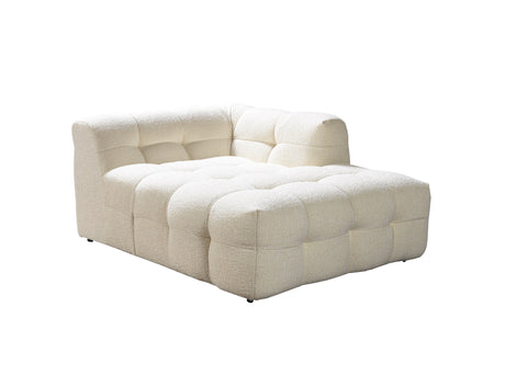 Ivy Ivory Boucle RAF Sectional from Nova Furniture - Luna Furniture