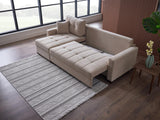 Ivy Koopsi Beige Sleeper Storage Sectional from Bellona - Luna Furniture