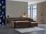 Ivy Koopsi Brown Sleeper Storege Sectional from Bellona - Luna Furniture