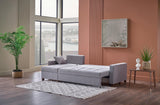 Ivy Koopsi Gray Sleeper Storage Sectional from Bellona - Luna Furniture