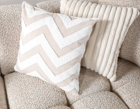 Ivy Sand Boucle Double Chaise 146" Sectional from Nova Furniture - Luna Furniture