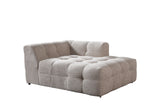 Ivy Sand Boucle Double Chaise 146" Sectional from Nova Furniture - Luna Furniture