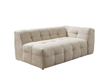 Ivy Sand Boucle LAF 110" Sectional from Nova Furniture - Luna Furniture