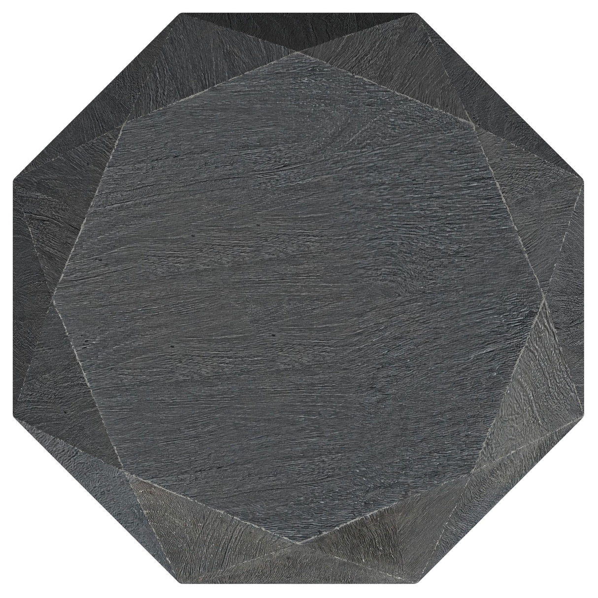 Jacinto Gray Geometric Solid Mango Wood Side Table from Coaster - Luna Furniture