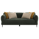 Jade Green Chenille Modern Track Arm Sofa from Coaster - Luna Furniture