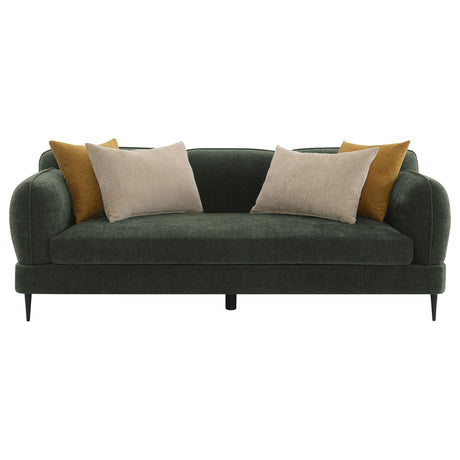 Jade Green Chenille Modern Track Arm Sofa from Coaster - Luna Furniture