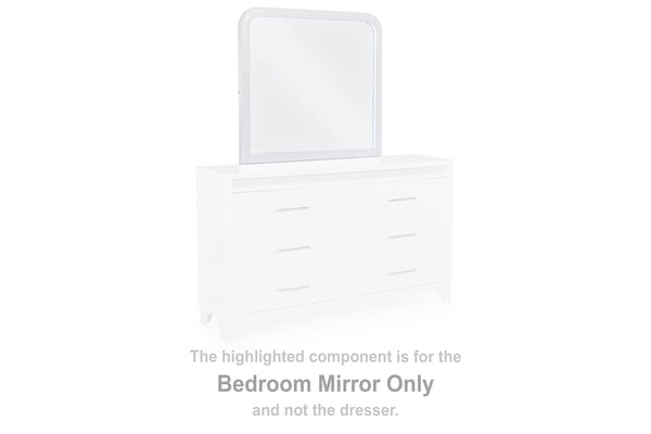 Jarlee White Bedroom Mirror (Mirror Only)