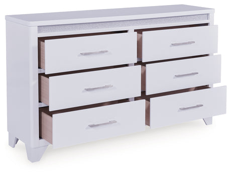 Jarlee White Dresser from Ashley - Luna Furniture