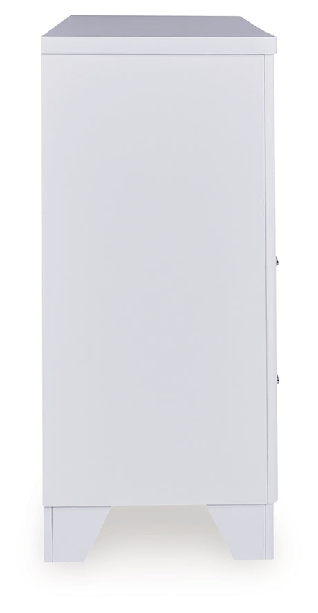 Jarlee White Dresser from Ashley - Luna Furniture