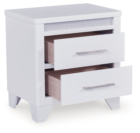 Jarlee White King Panel Bed, Dresser, Mirror and Nightstand from Ashley Furniture - Luna Furniture