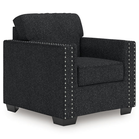 Jasmine Peaks Coal Chair from Ashley - Luna Furniture