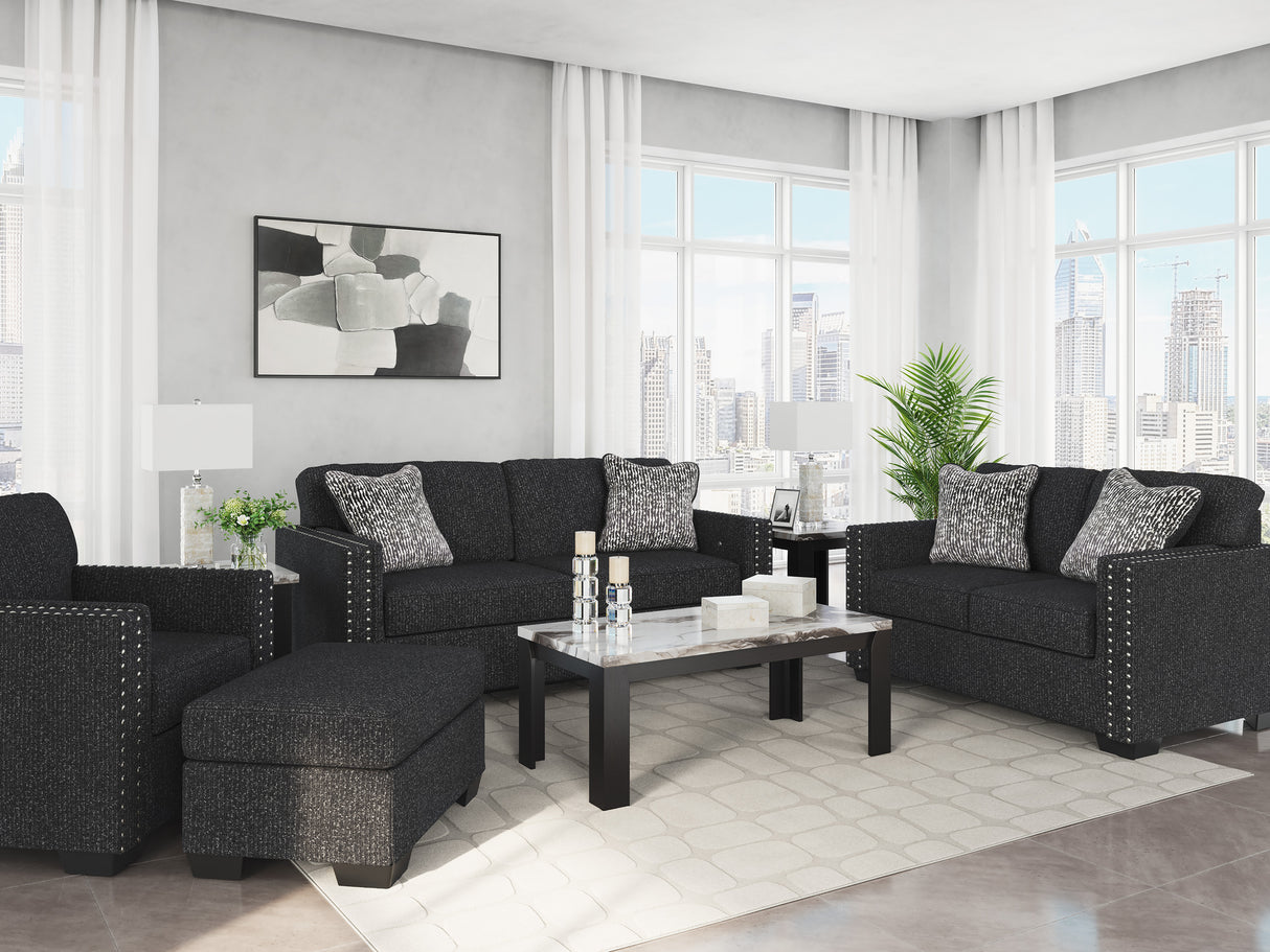 Jasmine Peaks Coal Living Room Set from Ashley - Luna Furniture
