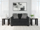 Jasmine Peaks Coal Loveseat from Ashley Furniture - Luna Furniture