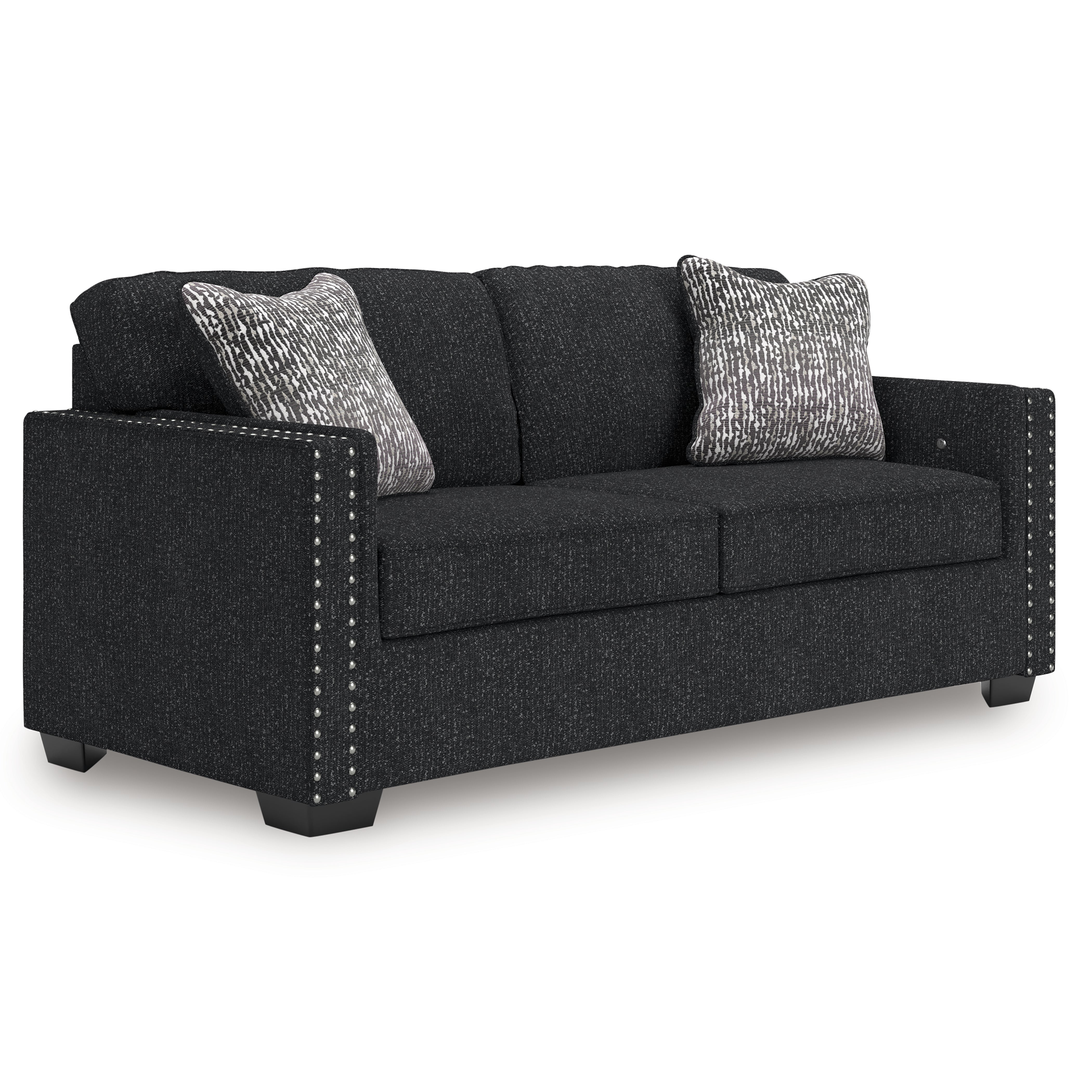 Jasmine Peaks Coal Sofa – Luna Furniture